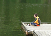 Boy Waiting for Fish
