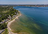 Upper Niagara River, Peace Bridge in the Background